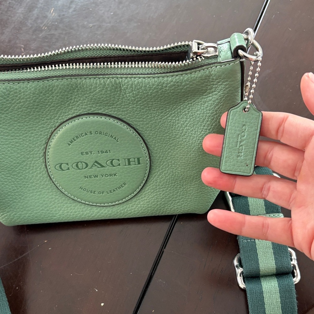 Coach Mint Green Crossbody Bag - Picture 8 of 9